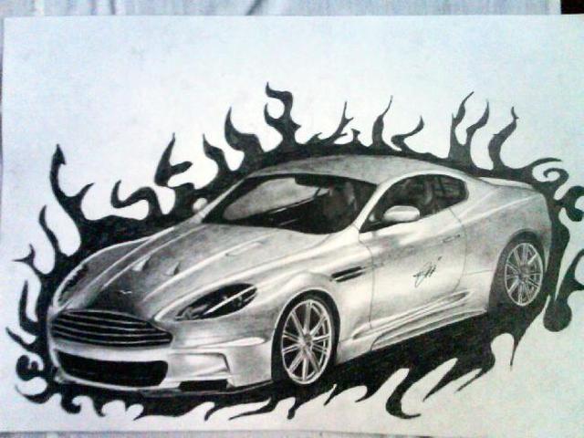 Rajzaim - Aston Martin DB9 by me (2008.09.22)