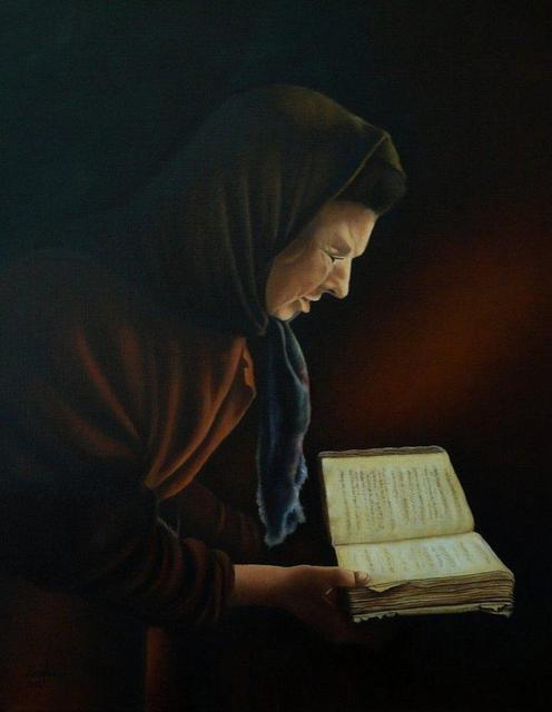 Festmények - Bensőséges ima, Agafja Lykowa