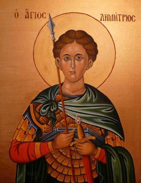 Festmények - Agios Demetrios, Szaloniki patrónusa