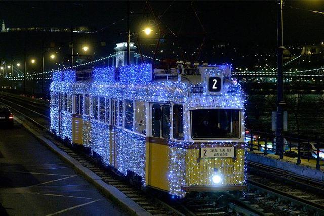 Budapesti karácsonyi villamos