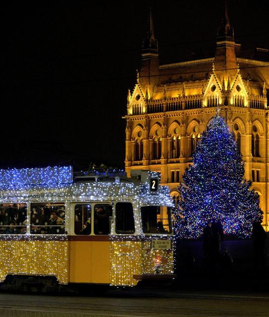 Budapesti karácsonyi villamos