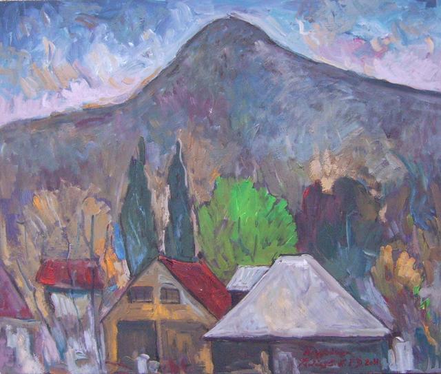festmények, rajzok - A nagybányai Hegyes-hegy
