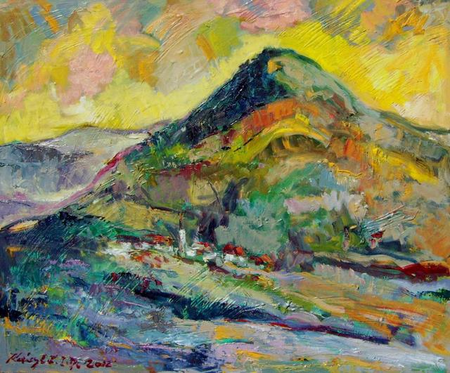 festmények, rajzok - A hegy portréja