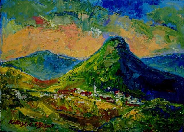 festmények, rajzok - A hegy-FB