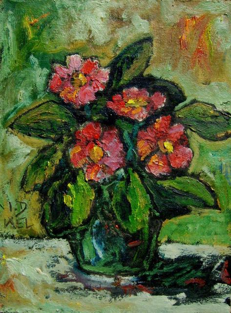 festmények, rajzok - A virágok