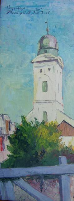 festmények, rajzok - A torony - Nagybánya