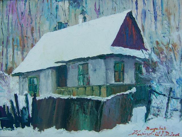 festmények, rajzok - Borpataki ház