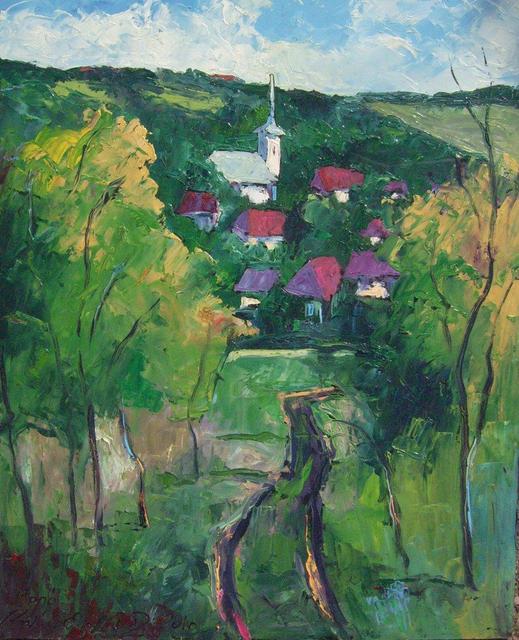 festmények, rajzok - Dombról dombra