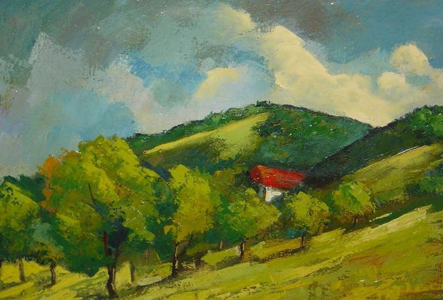 festmények, rajzok - Szinérváraljai dombok