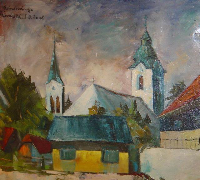 festmények, rajzok - Szinérváraljai templomok