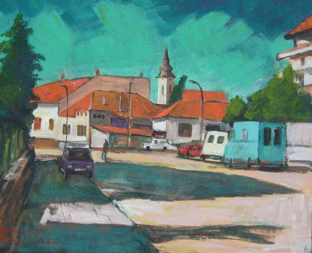 festmények, rajzok - Szatmátnémeti-Déli napfényben