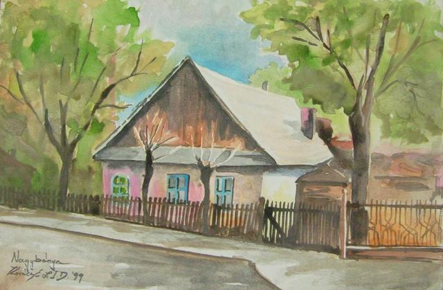 festmények, rajzok - Nagybányai kisház