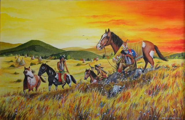 festmenyeim - Miklos Istvan Indian: Lakota warriors/Lakota harcosok