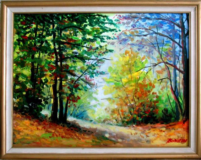 Festményeim - Bokrok és fák - olaj