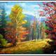 Festményeim - Őszi táj - pasztell 35x50 cm