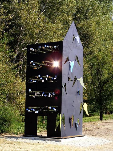 TAJÓ - szobrászati alkotások - Az angyalok tornya - Cetate Port - 600x225x225 cm