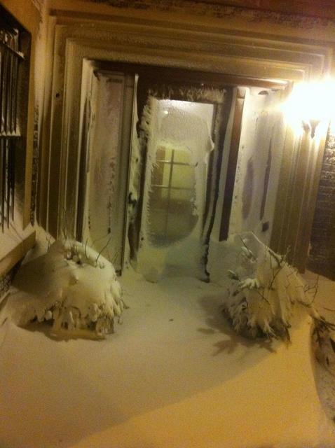2011 február 2, Hóvihar Chicagóban - Szomszég ajtó3
