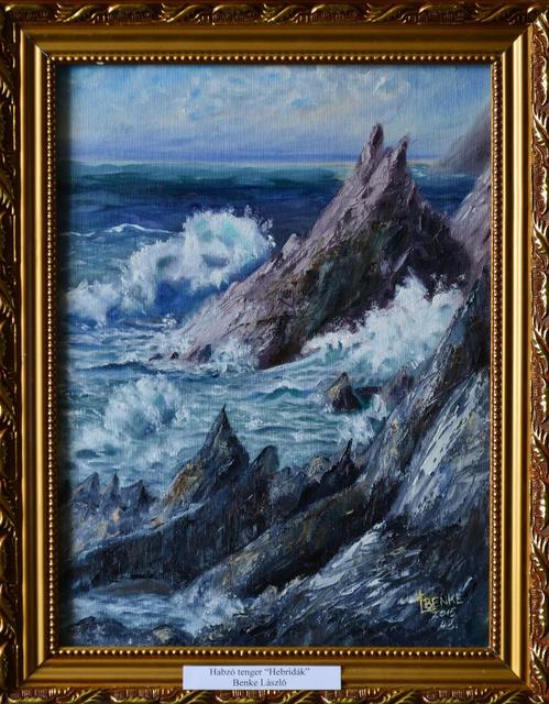 Festményeim - Habzó tenger - Hebridák