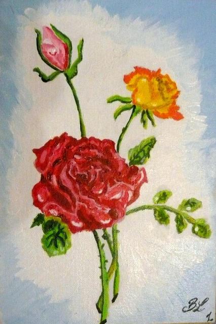 Festményeim - 3 rózsa