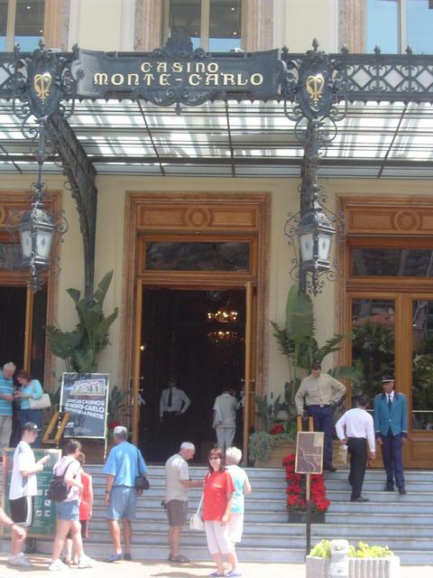 Olasz-Franciaország - Casino bejárata Monte-Carlo