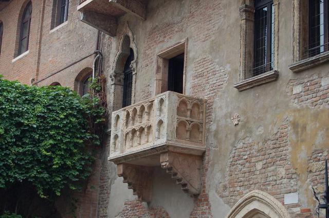 Olasz-Franciaország - Verona, Rómeó és Júlia erkélye