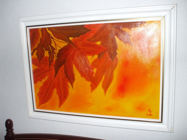 Festményeim - Őszi melegség olaj vászon 45x60 magántul.