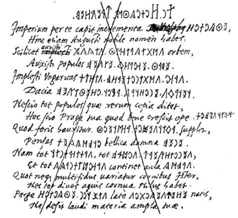 Rudolf császár ellen írt vers 1604-ből