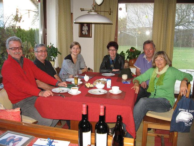 Otthon - Ausztriában (Otti, Laci, Ines, Renate, Zsolti és Inge)
