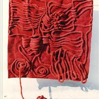 Vörös labirintus, 1985, 140x140 cm