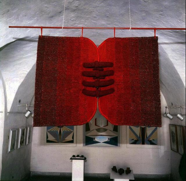 Zimán Vitályos Magda - Interferenciák I., 1986, 140x80 cm