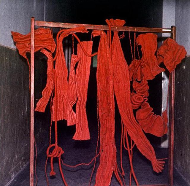 Zimán Vitályos Magda - Textil kisérlet, 1977, 150x150 cm