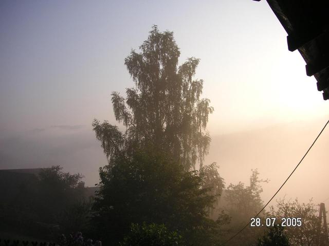 Fény és árnyék - Köd az Alpokban...