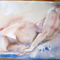 Katona Edit / Szunnyadó / Aquarell