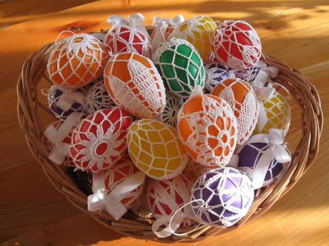 Munkáim - Horgolt tojások 2o12 Húsvét