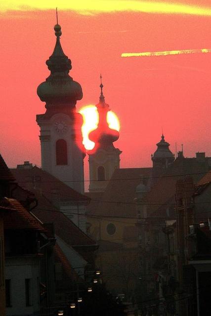 Nap-kelte,nyugta - Győr