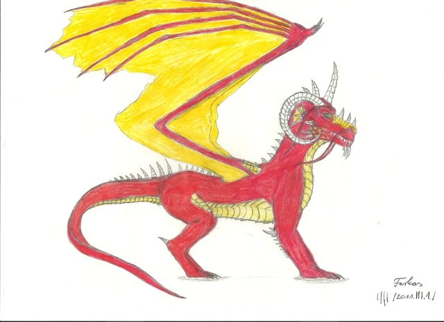 Rajzok - Egy átlagos vörös sárkány