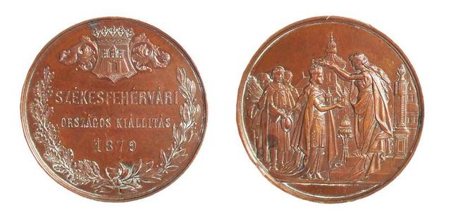 Plakettek, érmék a múltból... - 1879-es Székesfehérvári Országos Kiállítás érme