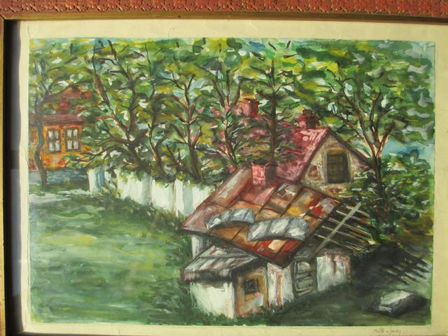 Tóth Ágnes -akvarelljeim - Romos ház