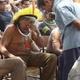 Chief of the Kayapo tribe, living near the Xingu River in the Amazon. Mrs. Dilma, the president of Brazil, has given her approval for the construction of an enormous hydroelectric central (the world’s third largest one).