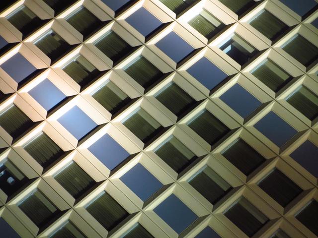 Ajtók, ablakok - Wyndham Pittsburgh PA (éjjel)