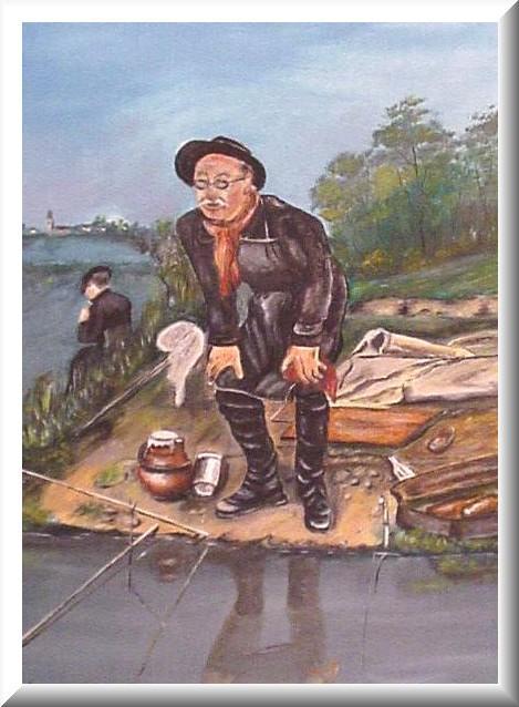 festészet -  a horgász (másolat)