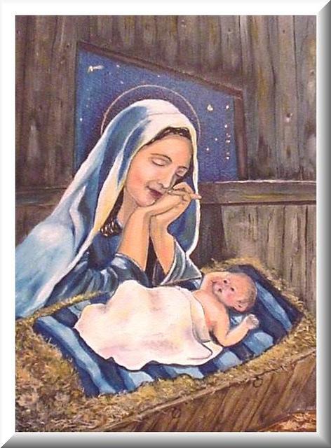 festészet - Mária és a kis Jézus