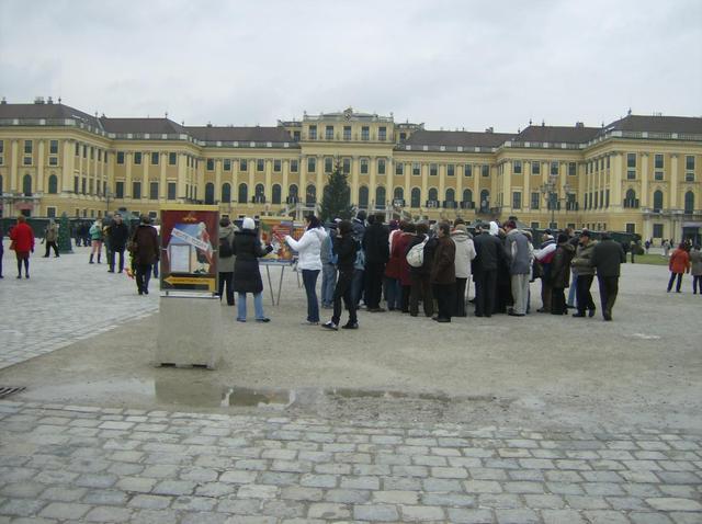 Advent Bécsben - A Schönbrunni kastély előtt gyülekeztünk