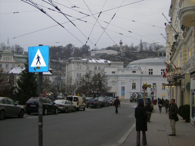 Salzburgi kiruccanás - utcakép
