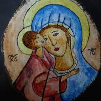 Maria a kis Jezusal