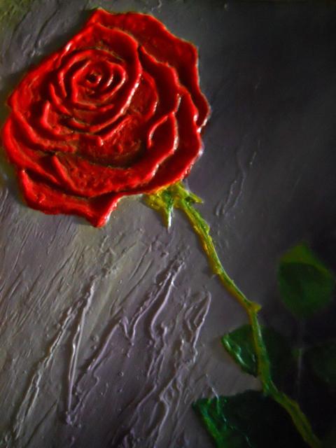 Rajzok, festmények - rózsa