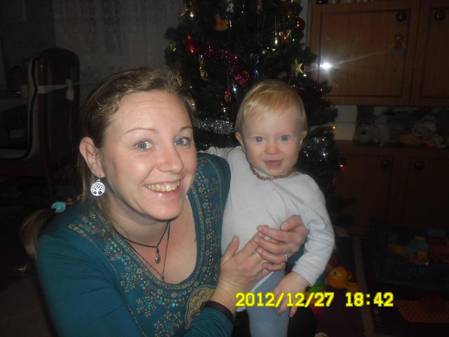 2012 karácsonya - anyával este