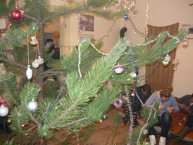Karácsonyfa díszítés 2012.
