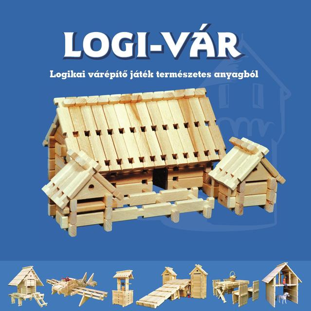 LOGI-VÁR klasszikus fa építőtőjátékok - magyar termék