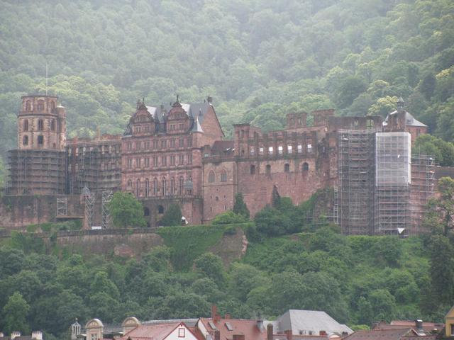 Németország - 4  Heidelberg - Egy essős nap Heidelbergben
